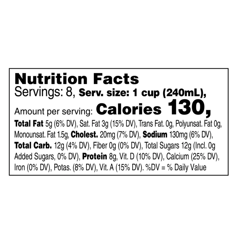 Great Value Milk, 2% Reduced Fat, Half Gallon, 64 fl oz Jug - Image 5