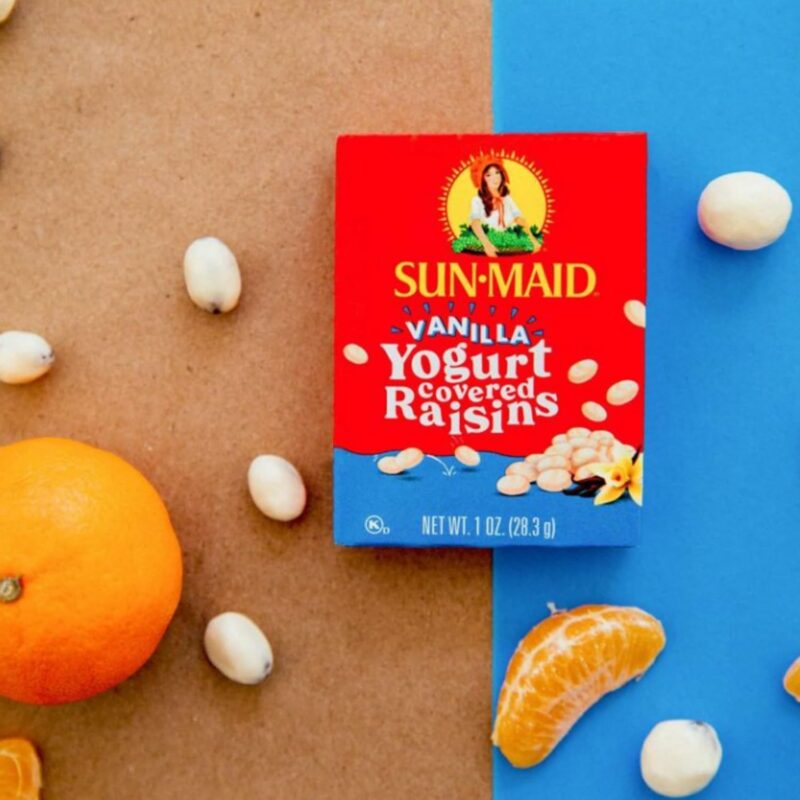 Sun-Maid Vanilla Yogurt Coated Raisins - (6 Pack) 1 oz Snack-Size Box - Yogurt Covered Dried Fruit Snack for Lunches and Snacks - Image 6