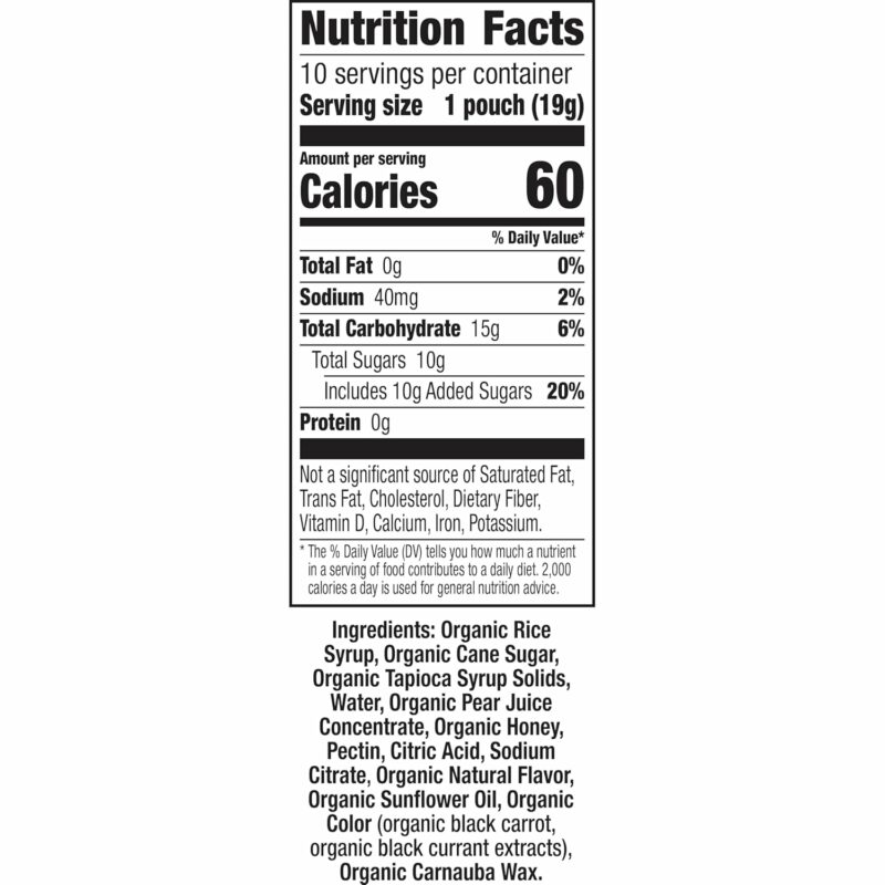 Annie's Organic Bees, Bugs, and Butterflies Fruit Flavored Snacks, 10 Pouches, 7 oz - Image 5