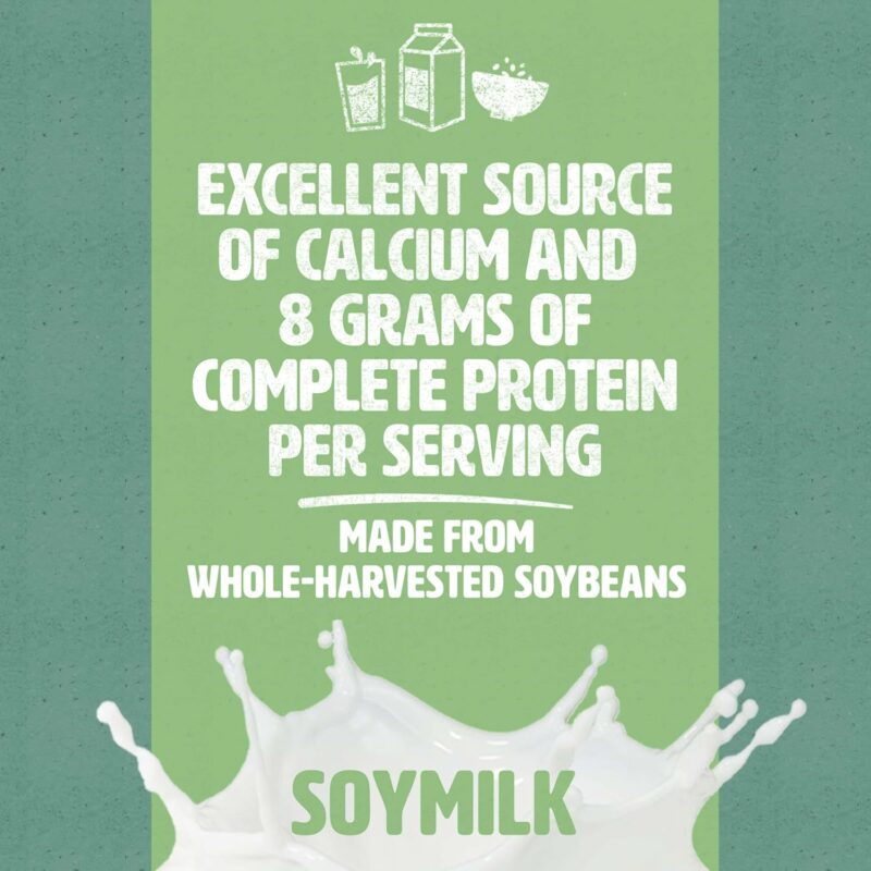 Silk Shelf-Stable Organic Soy Milk, Unsweetened, Dairy-Free, Vegan, Non-GMO Project Verified,32 Fl Oz(Pack of 6) - Image 3
