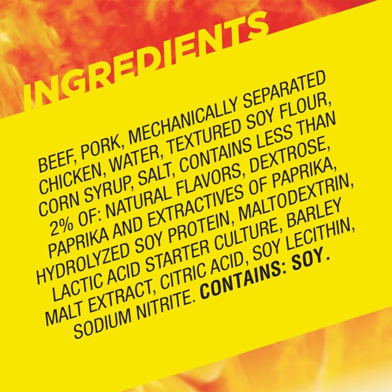 Slim Jim Smoked Meat Sticks, Original Flavor, 6g Protein Per Serving, Snack Size, 0.28 oz. (46 Count) - Image 5