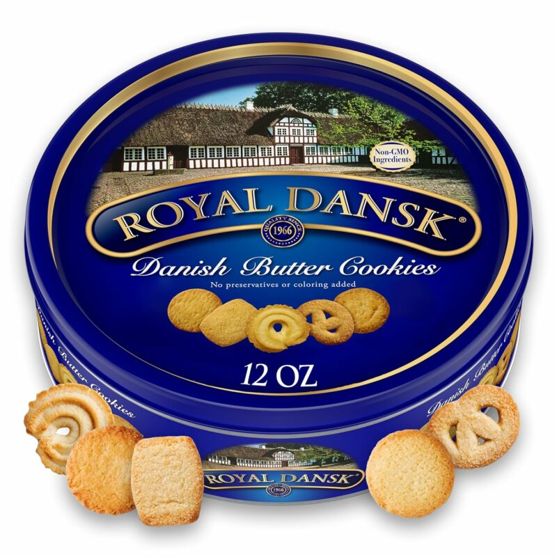 Royal Dansk Danish Cookie Selection, No Preservatives or Coloring Added, 12 Oz. (Pack of 1)