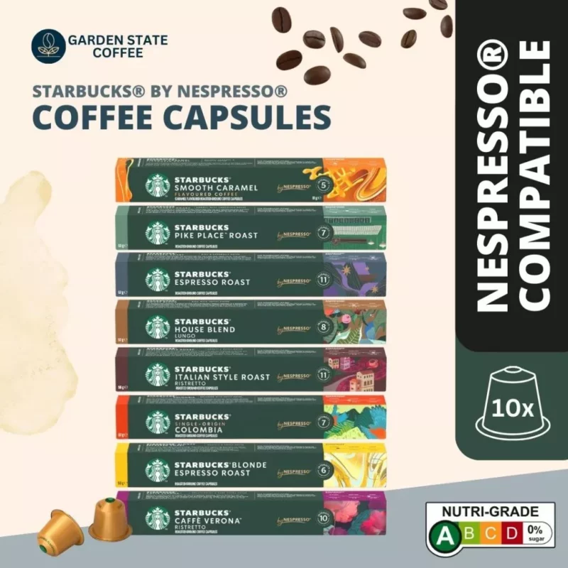 Starbucks - 10 Nespresso Original Compatible Coffee Capsules Special Offer: First 1,000 customers get 10 boxes for just $3.99!